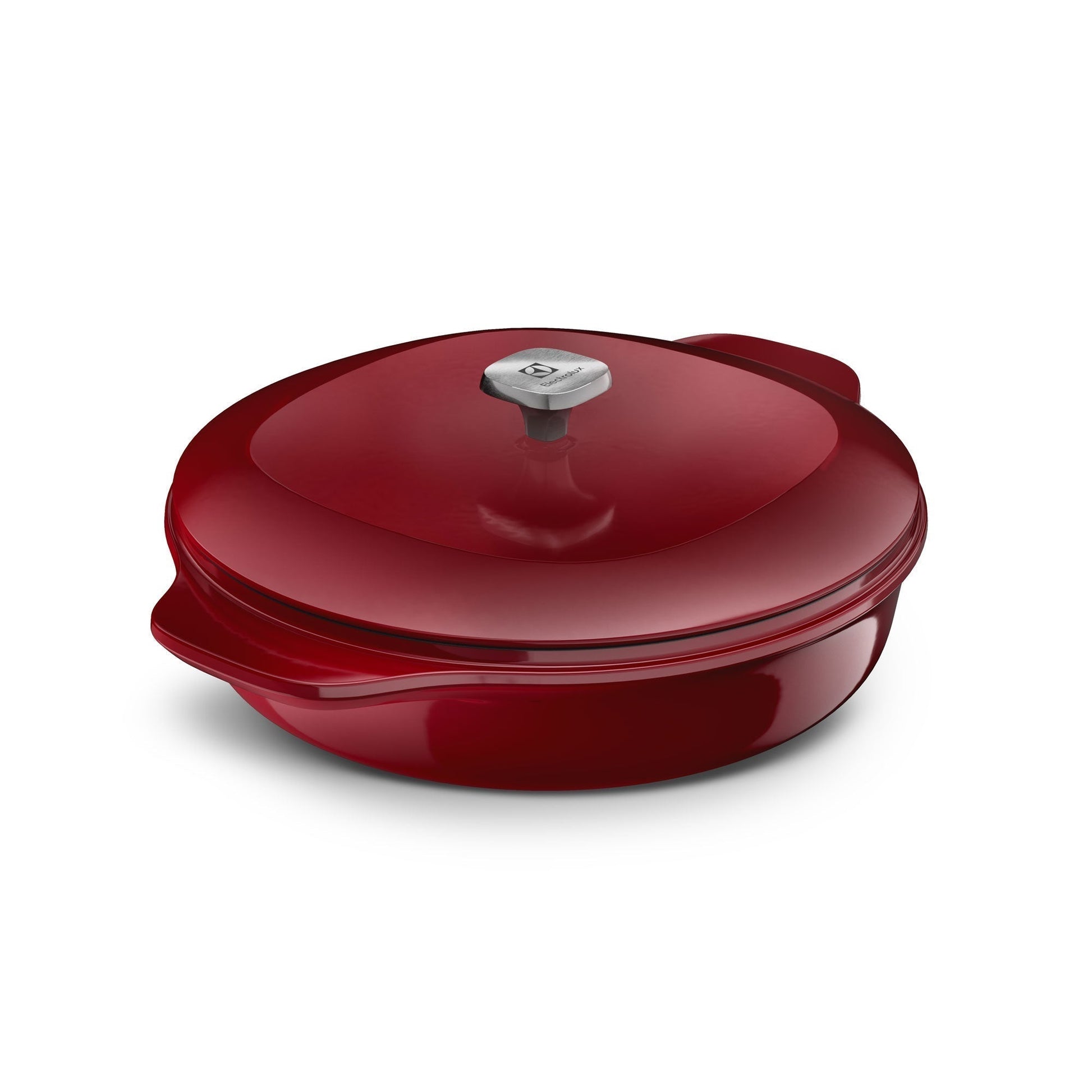 Wok de Hierro Fundido Esmaltado Expert 30 cm Electrolux2#Rojo