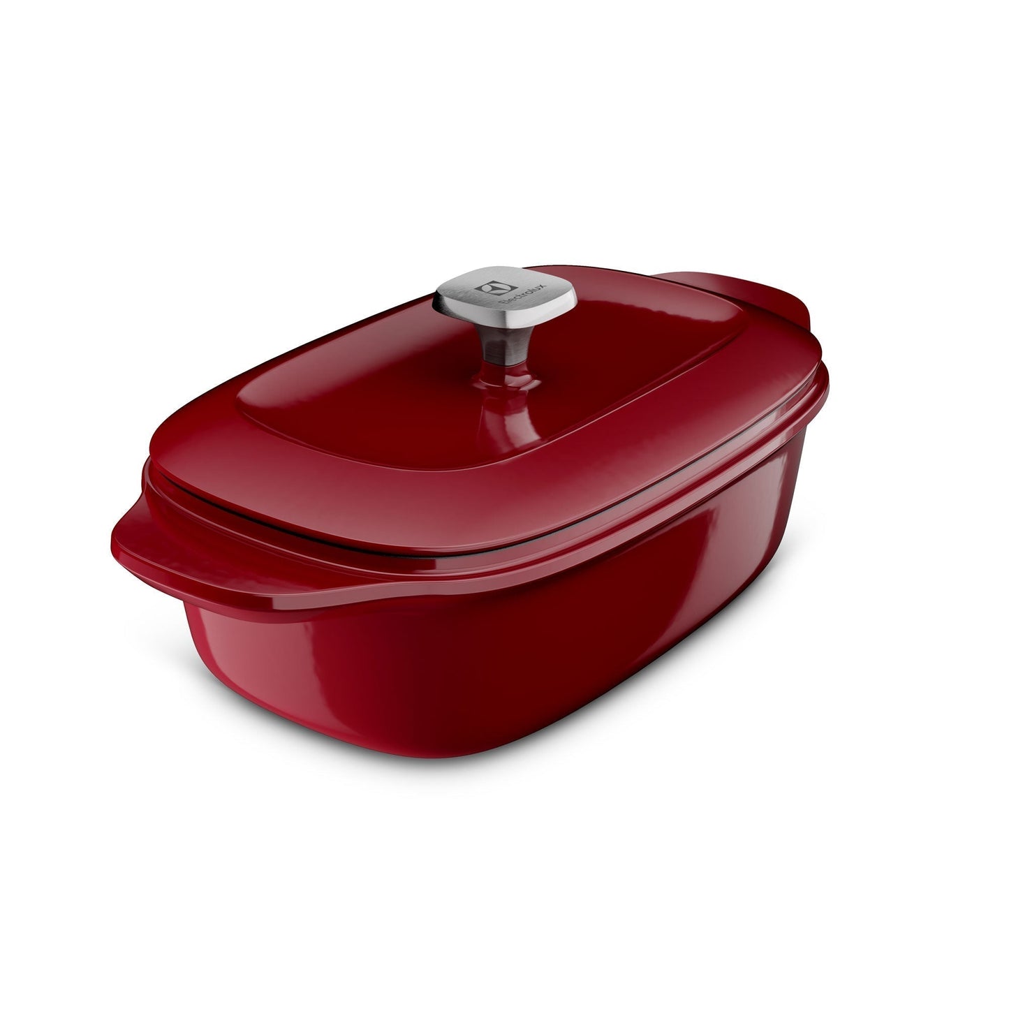 Olla Ovalada de Hierro Fundido Esmaltado Expert 27 cm Electrolux4#Rojo