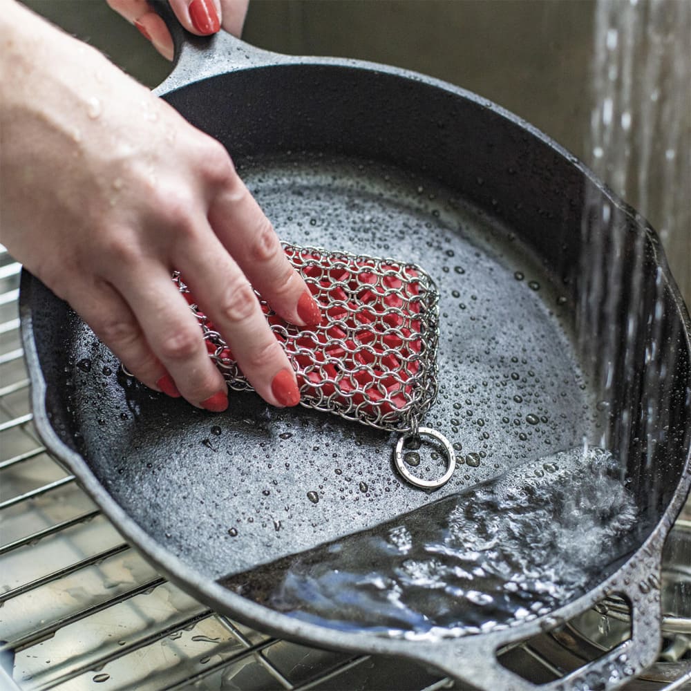 Almohadilla De Limpieza Lodge Cast Iron1#Rojo