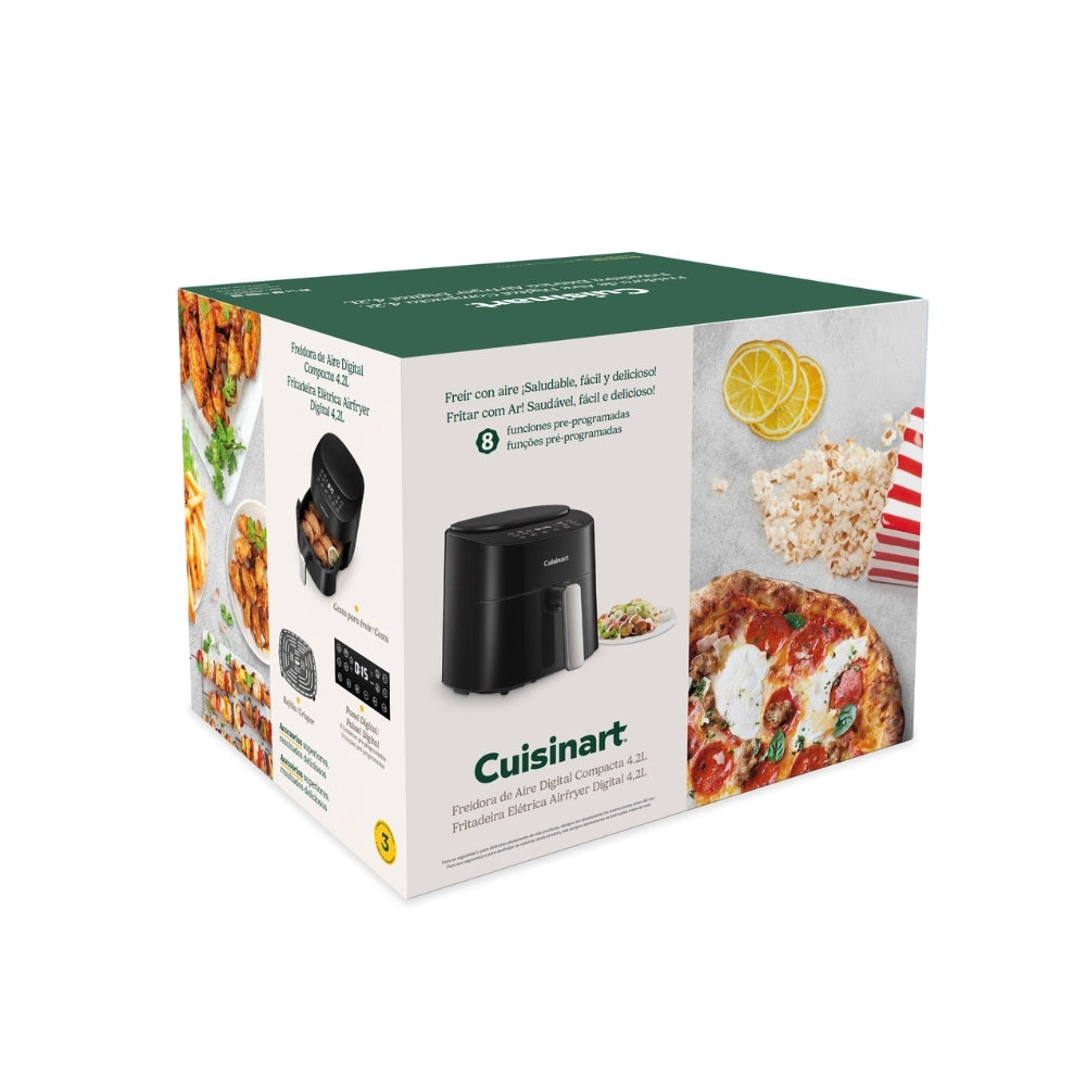 Freidora De Aire Digital Compacta AIR370CL 3.7 Lts Cuisinart2#Negro