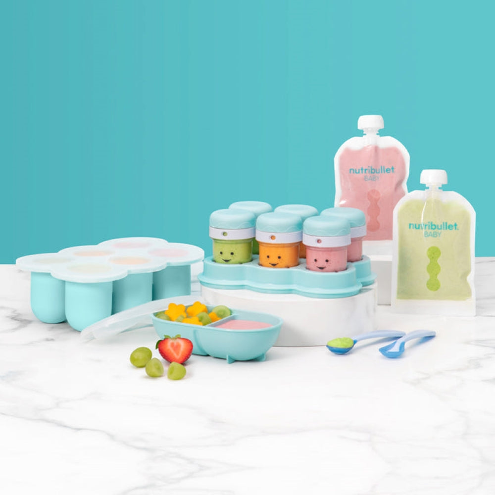 Kit Accesorios Licuadora Baby Nutribullet1#Celeste