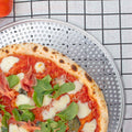 Bandeja Para Pizza Perforada 35 Cms1#Gris