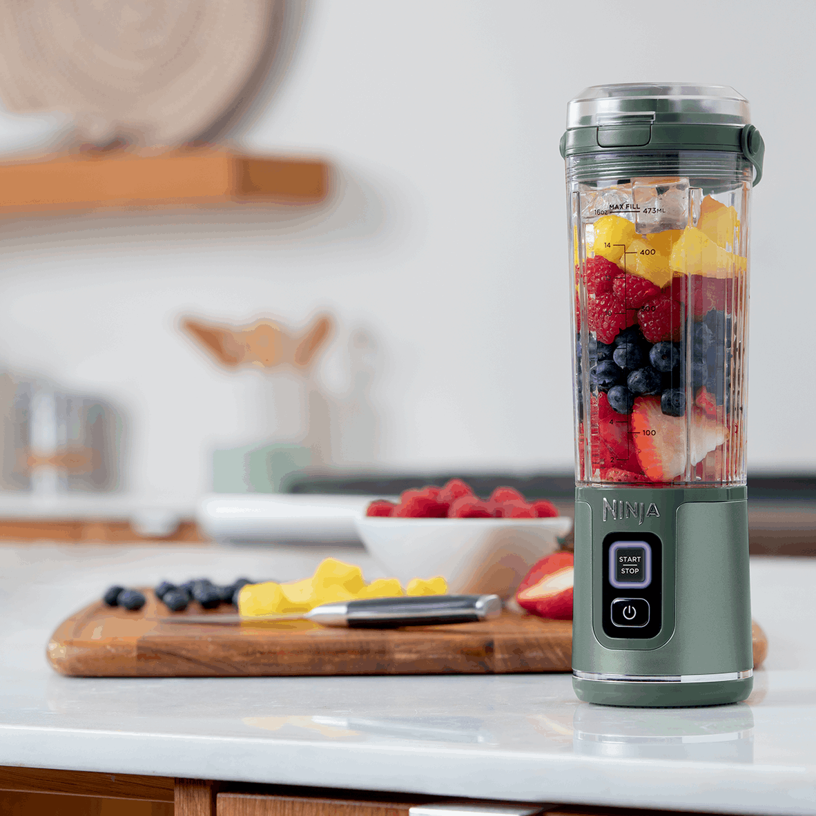 Licuadora Portátil Blast Forest Green Ninja7#Verde