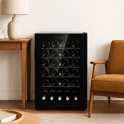 Cava De Vinos Eléctrica 56 Botellas Bacool3#Negro