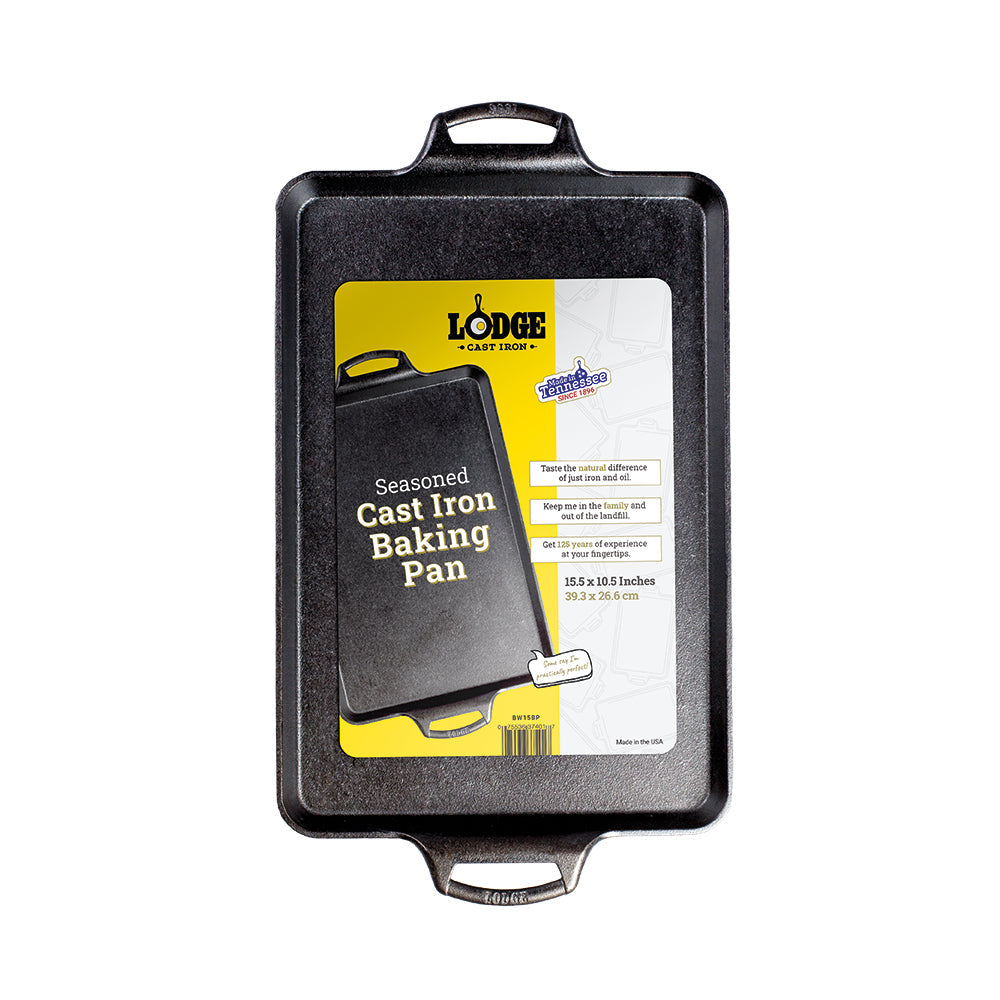 Molde para Hornear Hierro Fundido 40 x 27 cm Lodge Cast Iron1#Negro