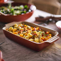 Fuente Rectangular 32 Cm Le Creuset1#Naranjo