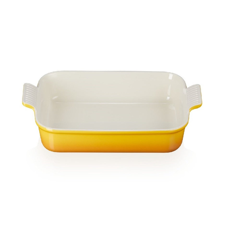 Fuente Rectangular Heritage Néctar 26 Cm Le Creuset1#Naranjo