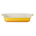 Fuente Rectangular Heritage Néctar 32 Cm Le Creuset 1#Naranjo