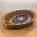 Bandeja Ovalada Elena Bohemik1#Negro|Rojo