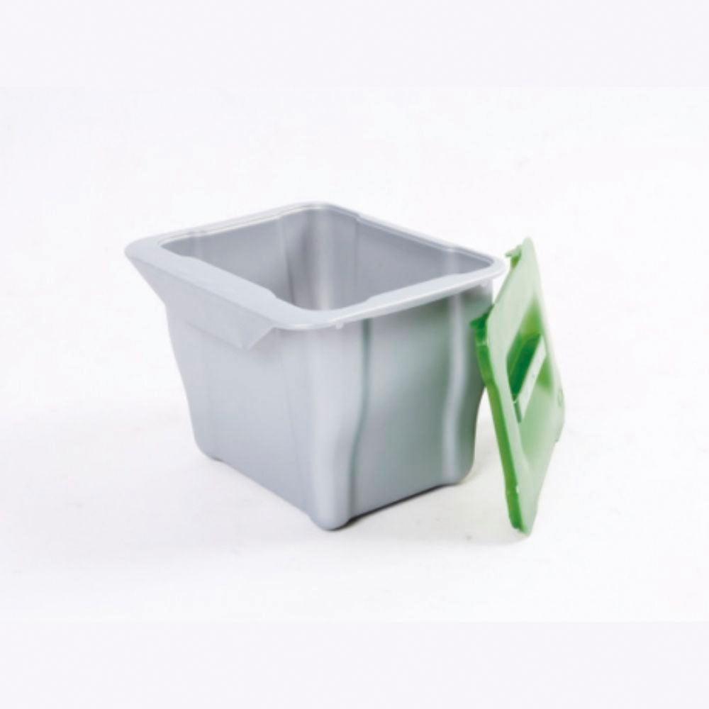 Basurero Colgante 5lt C/Tapa HBT2#Gris