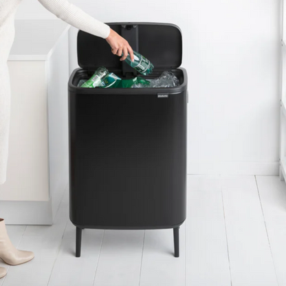 Basurero Bo Touch Hi Balde Plástico 60 Lts Brabantia3#Negro