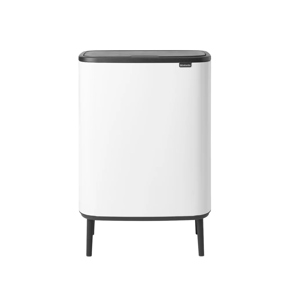 Basurero Bo Touch Hi Balde Plástico 60 Lts Brabantia11#Blanco