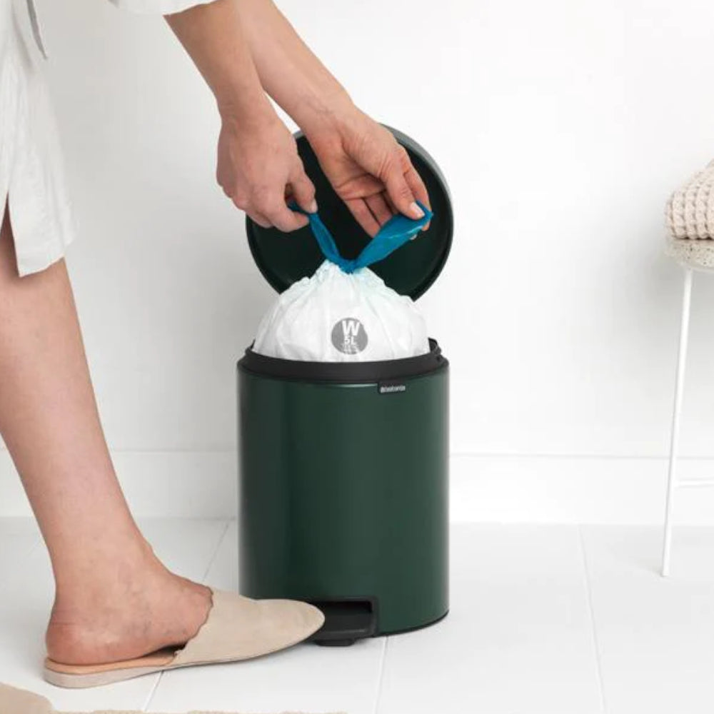 Basurero Pedal NewIcon Balde Plástico 3 Lts Brabantia4#Verde
