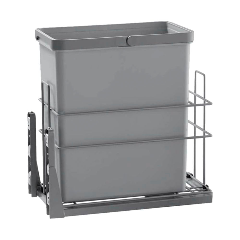 Basurero para Frente 1 Balde 28lts HBT2#Gris