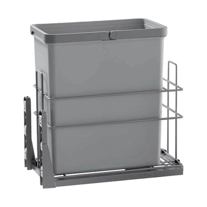 Basurero para Frente 1 Balde 28lts HBT2#Gris