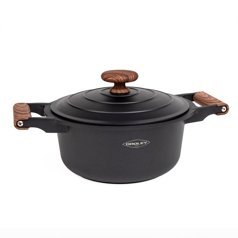 Set Batería Ollas Eco Nature II 7pzs Oroley7#Gris Oscuro