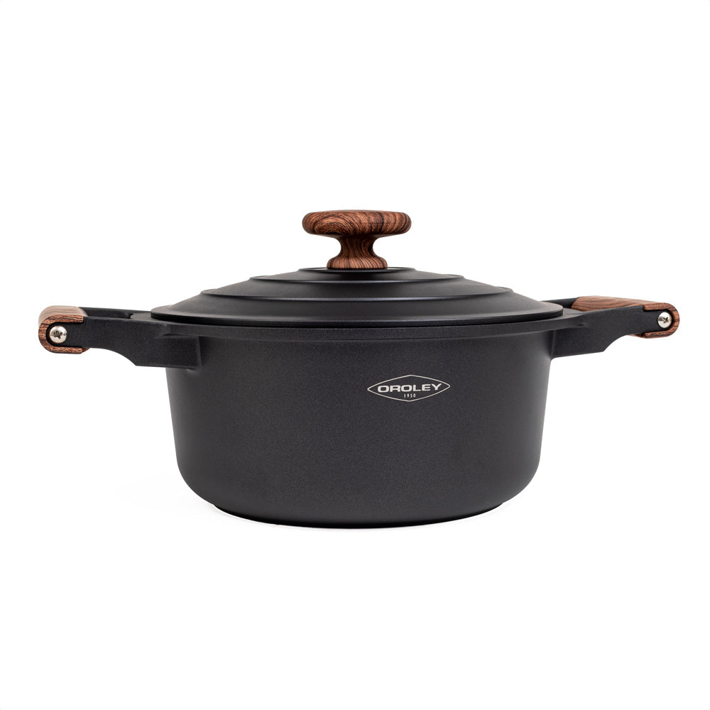 Set Batería Ollas Eco Nature II 7pzs Oroley6#Gris Oscuro