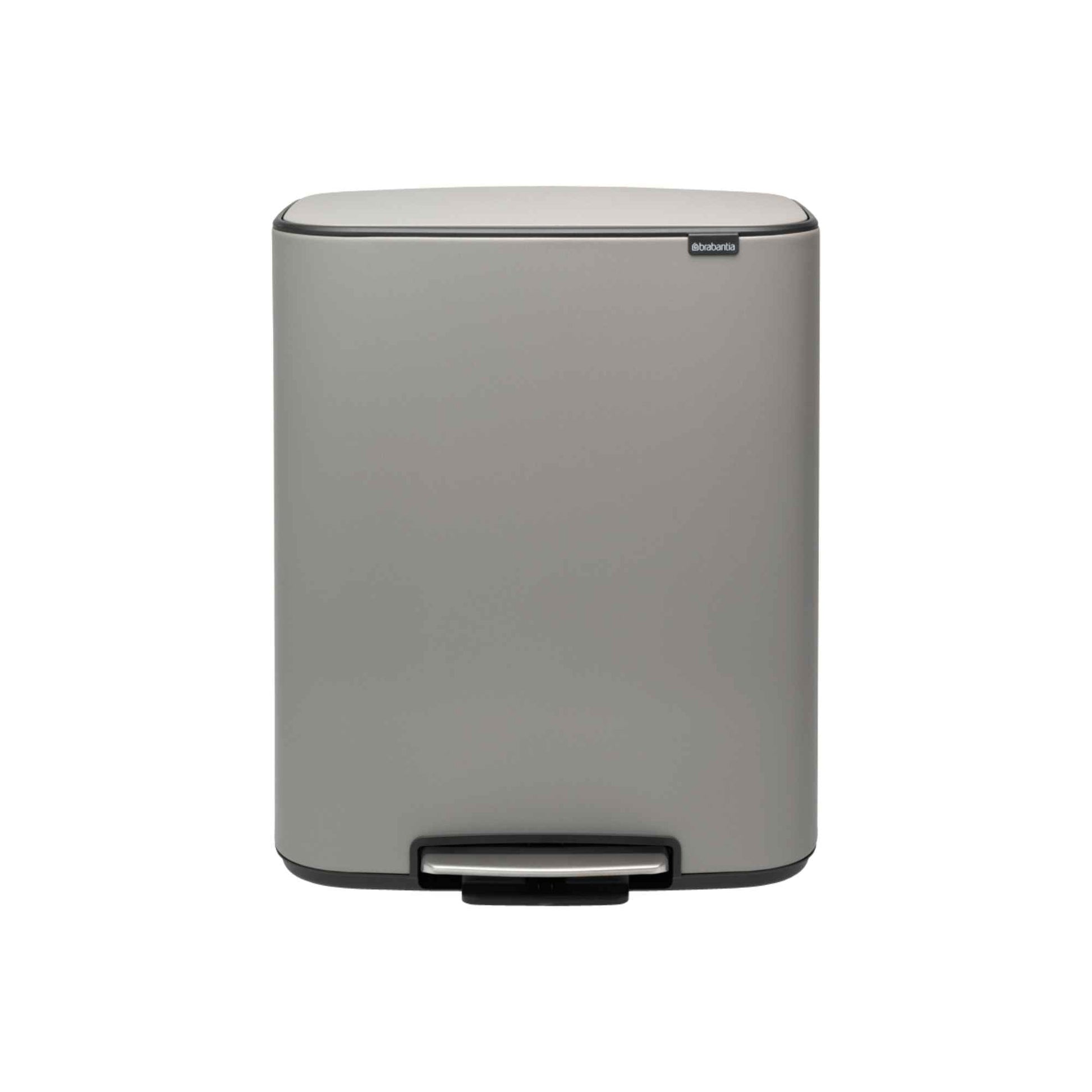 Basurero Pedal Bo 2 x 30 Lts Brabantia14#Gris