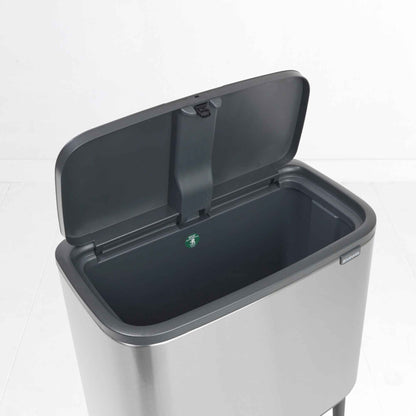 Basurero Bo Touch Balde Plástico 36 Lts Brabantia15#Acero