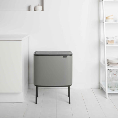 Basurero Bo Touch Balde Plástico 36 Lts Brabantia11#Blanco