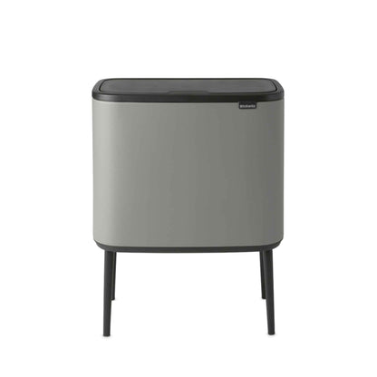 Basurero Bo Touch Balde Plástico 36 Lts Brabantia13#Gris