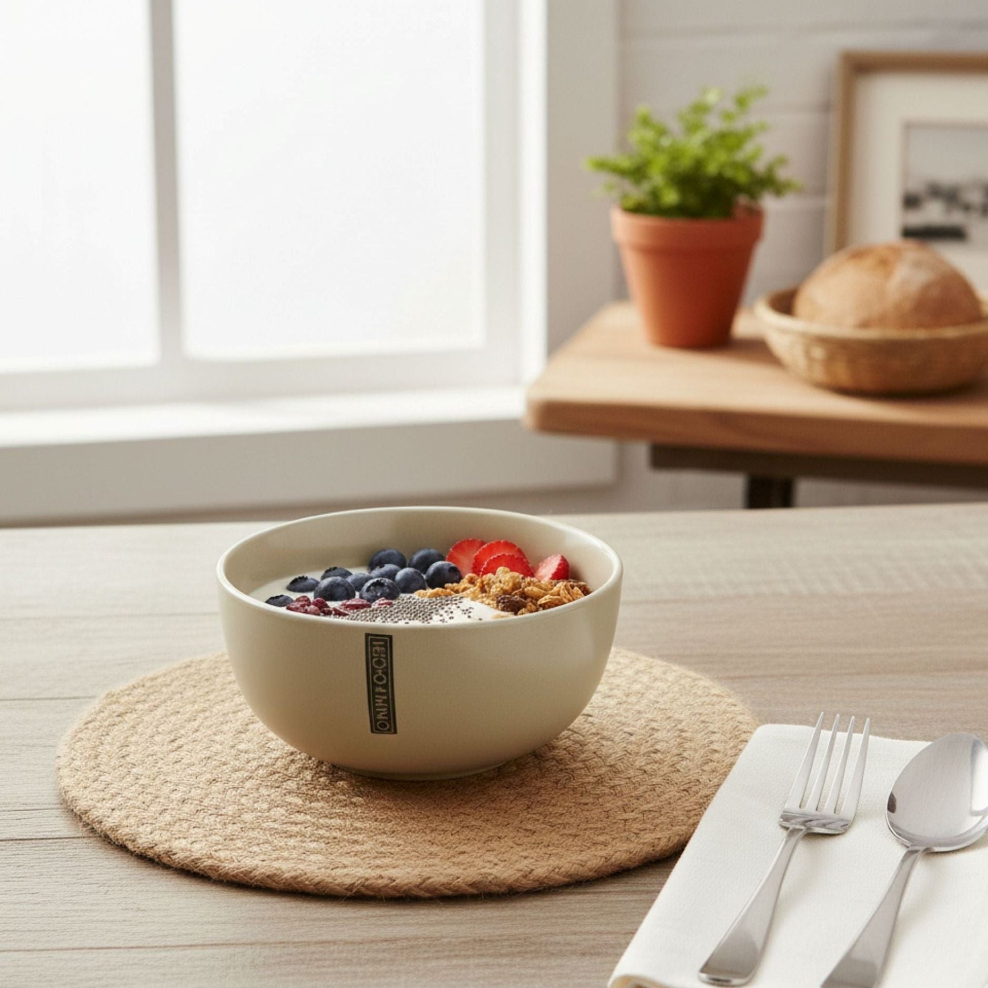 Set 4 Bowls Cerámica Lauca 15 cm Decoexpress3#Arena