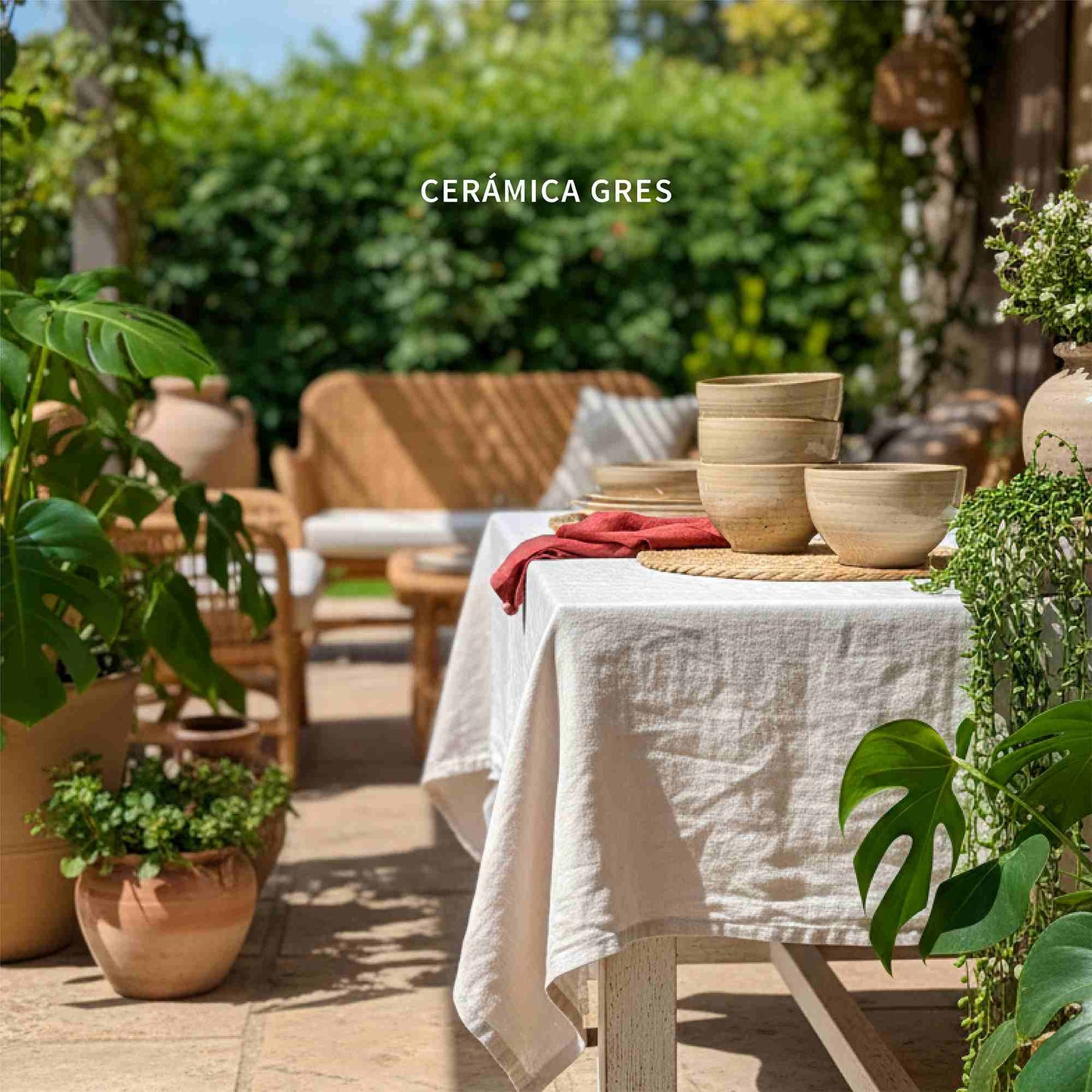 Set 4 Bowls Cerámica 8,5cm Siena Simplit4#Beige