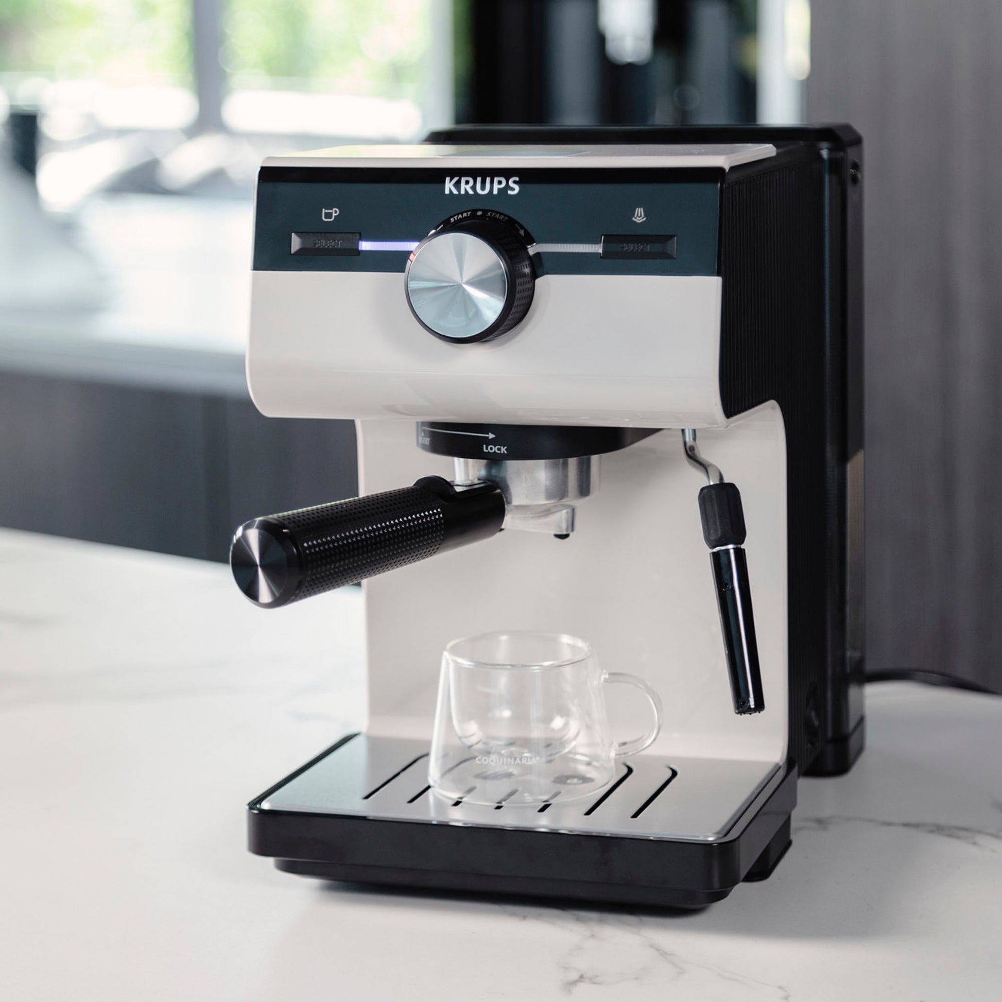 Cafetera Espresso Authentic Gris Krups1#Gris