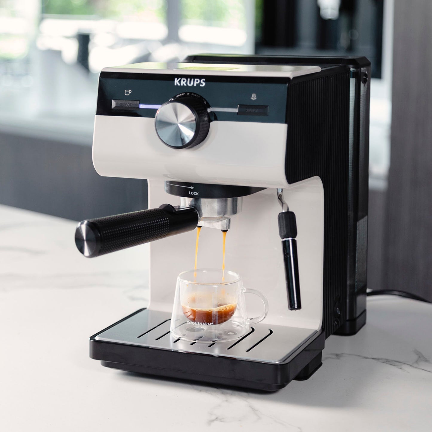 Cafetera Espresso Authentic Gris Krups2#Gris