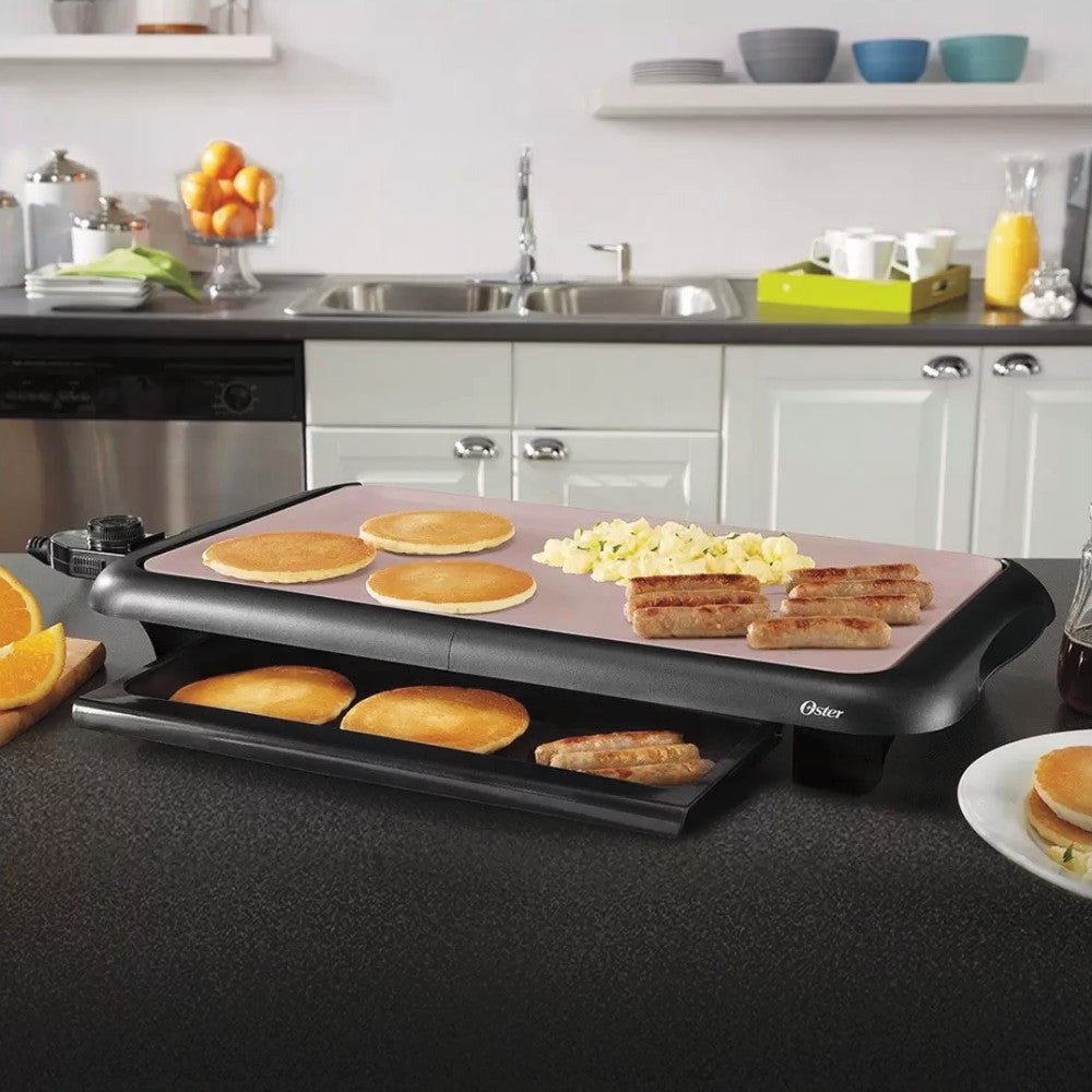 Parrilla Recubrimiento Bioceramic™ CKSTGRFM18W Oster1#Negro