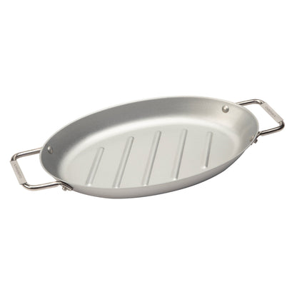 Bandeja para Asar Ovalada Antiadherente 13\\" CNPO-700  Cuisinart®4#Acero