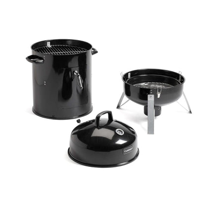 Ahumador De Carbón Vertical 16 Pulgadas Cuisinart10#Negro