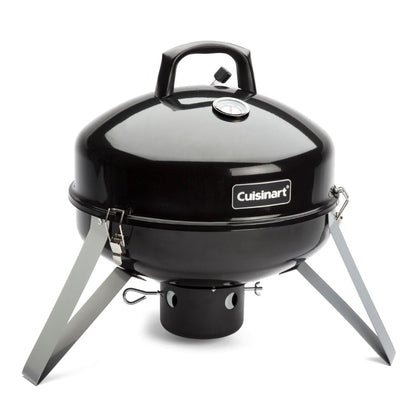 Ahumador De Carbón Vertical 16 Pulgadas Cuisinart11#Negro