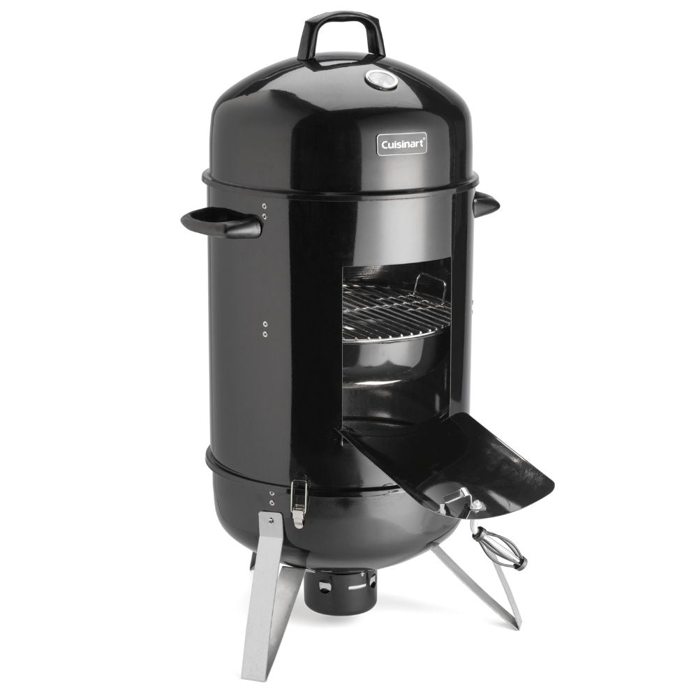 Ahumador De Carbón Vertical 18 Pulgadas Cuisinart10#Negro