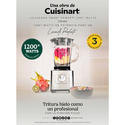 Licuadora SmartPower CPB800CL Cuisinart6#Plateado