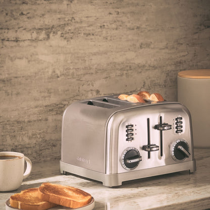 Tostador Metálico Clásico De 4 Rebanadas CPT180CL Cuisinart.1#Inox