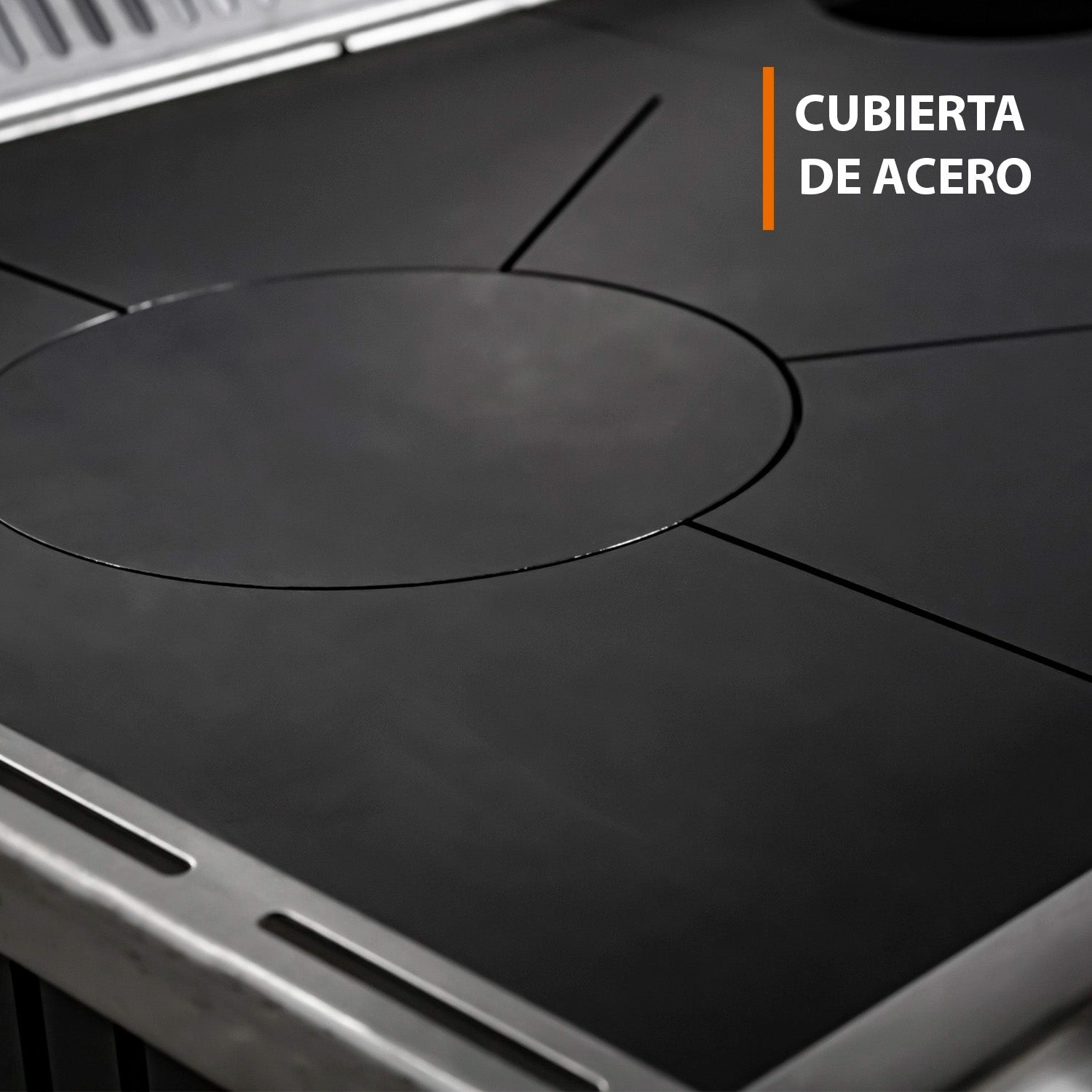 Cocina A Leña Europea M70  Alcazar2#Gris