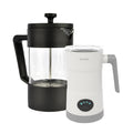 Pack Cafetera Francesa + Espumador 4 En 1 Simplit1#Blanco