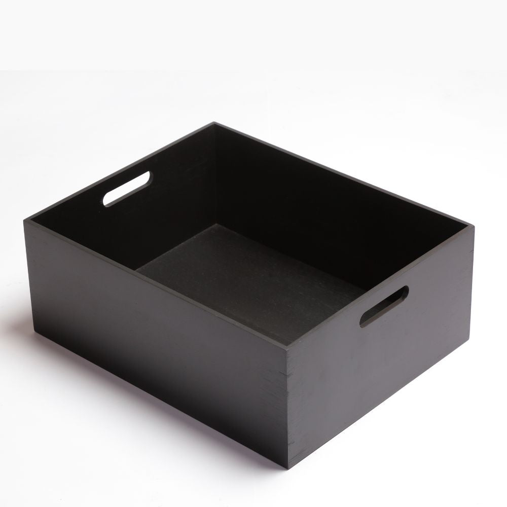 Caja Bambú Ecológica Negra L HBT1#Negro