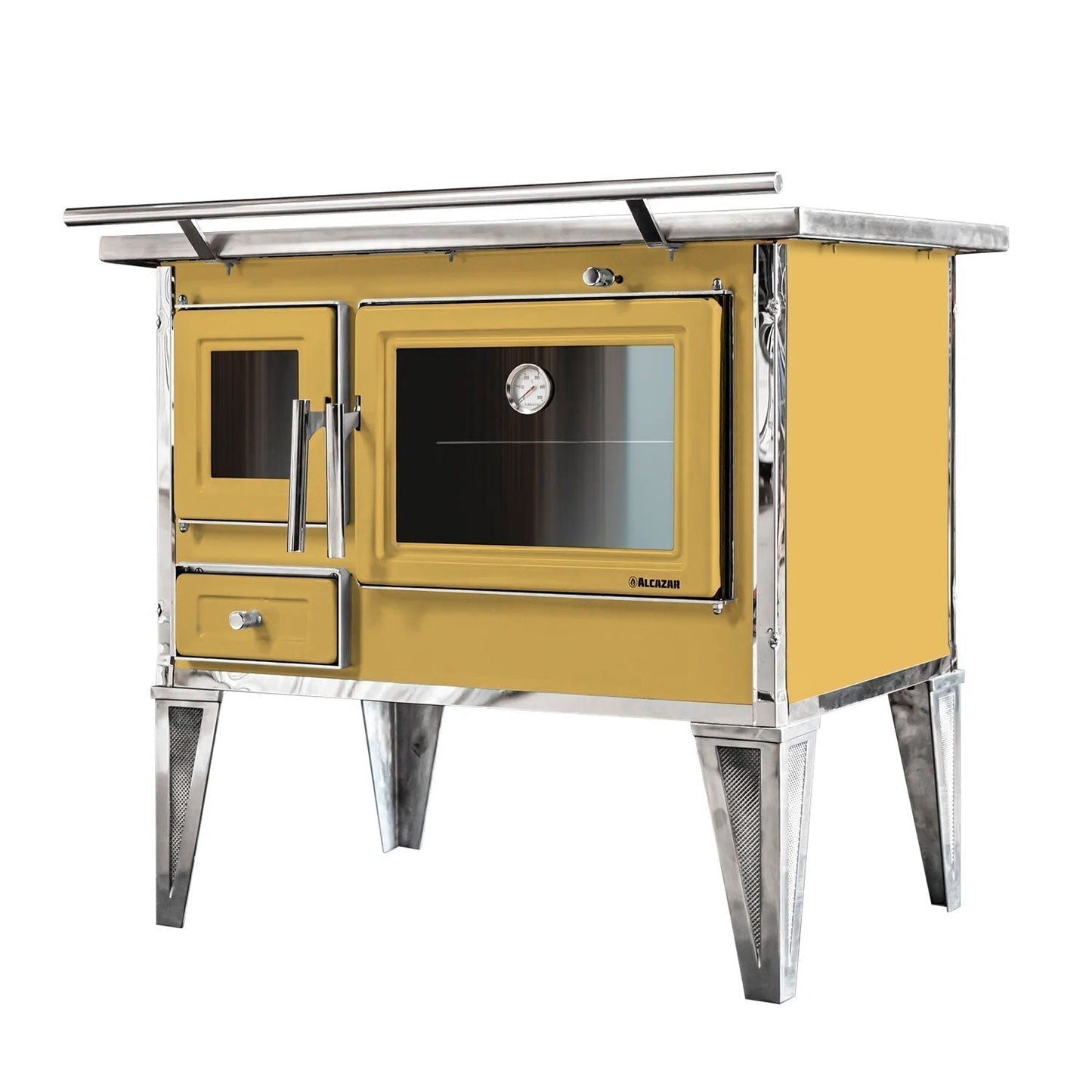 Cocina A Leña Calbuco L 70 Alcazar11#Amarillo