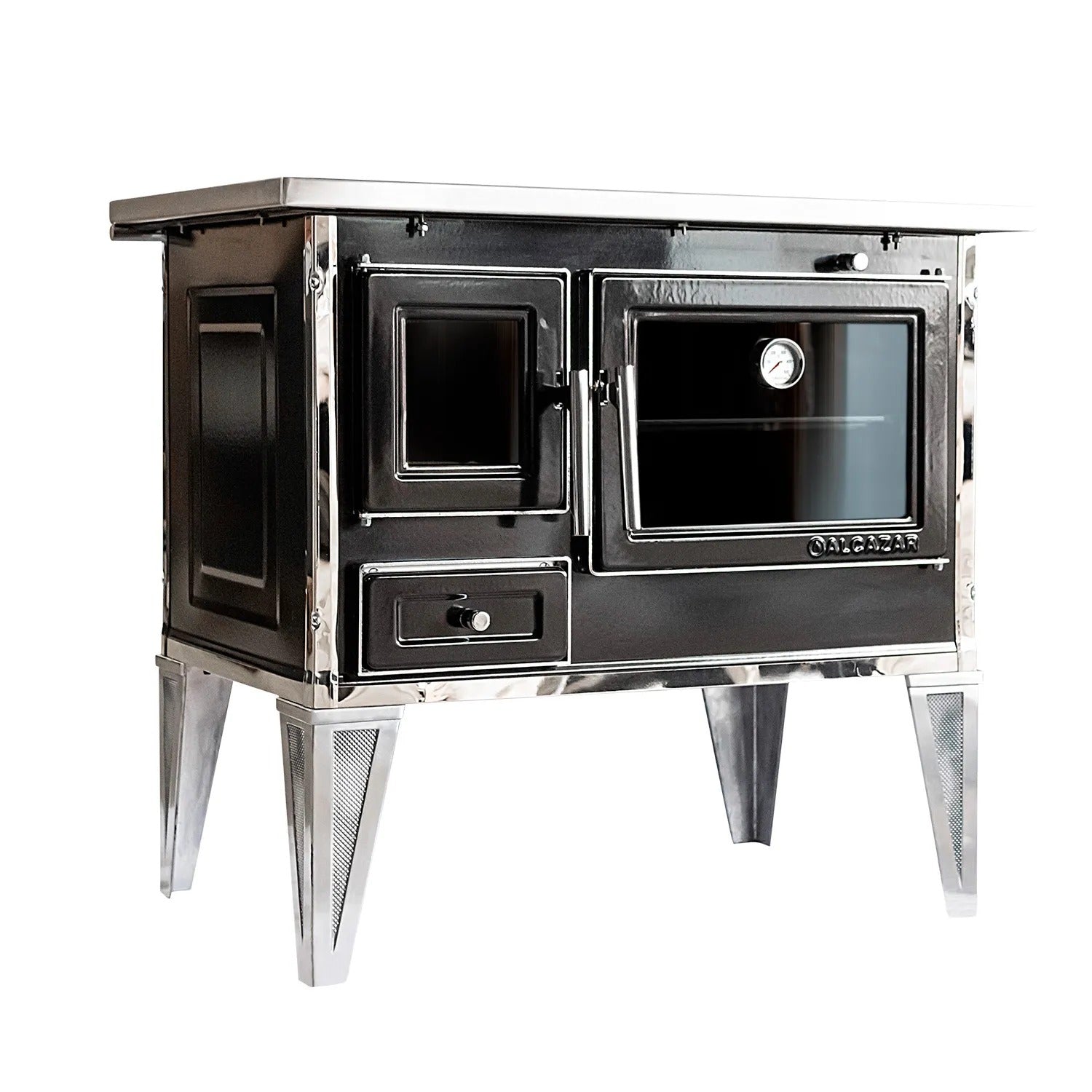 Cocina A Leña Calbuco L 70 Alcazar15#Negro