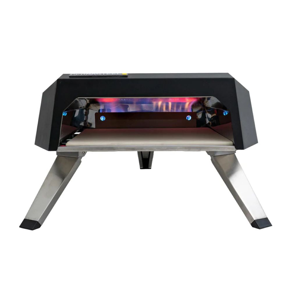 Horno Pizza A Gas + Rodela De Regalo Permasteel7#Negro