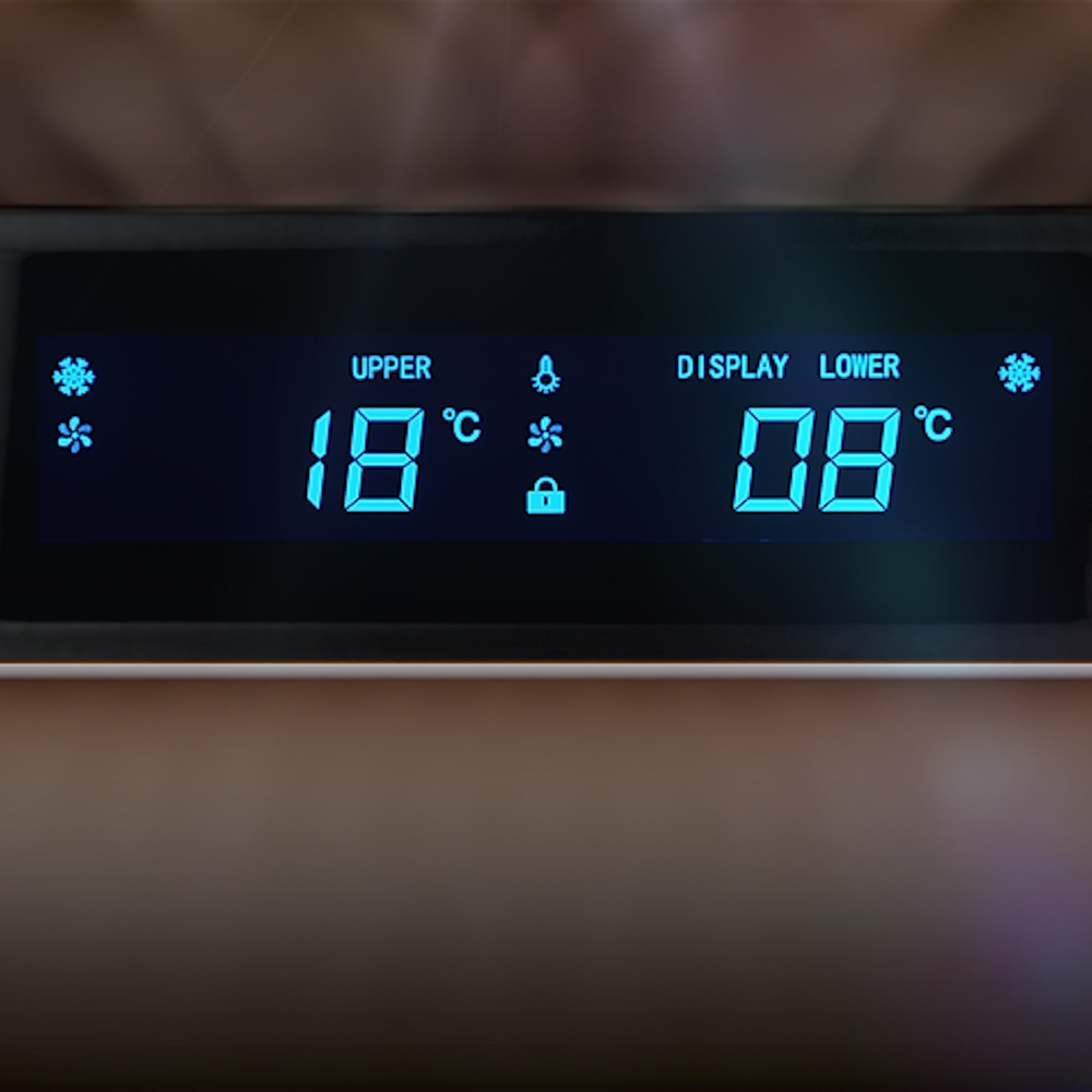 Cava De Vinos Pemium Climatizada Bizona 46 Botellas Bacool4#Negro