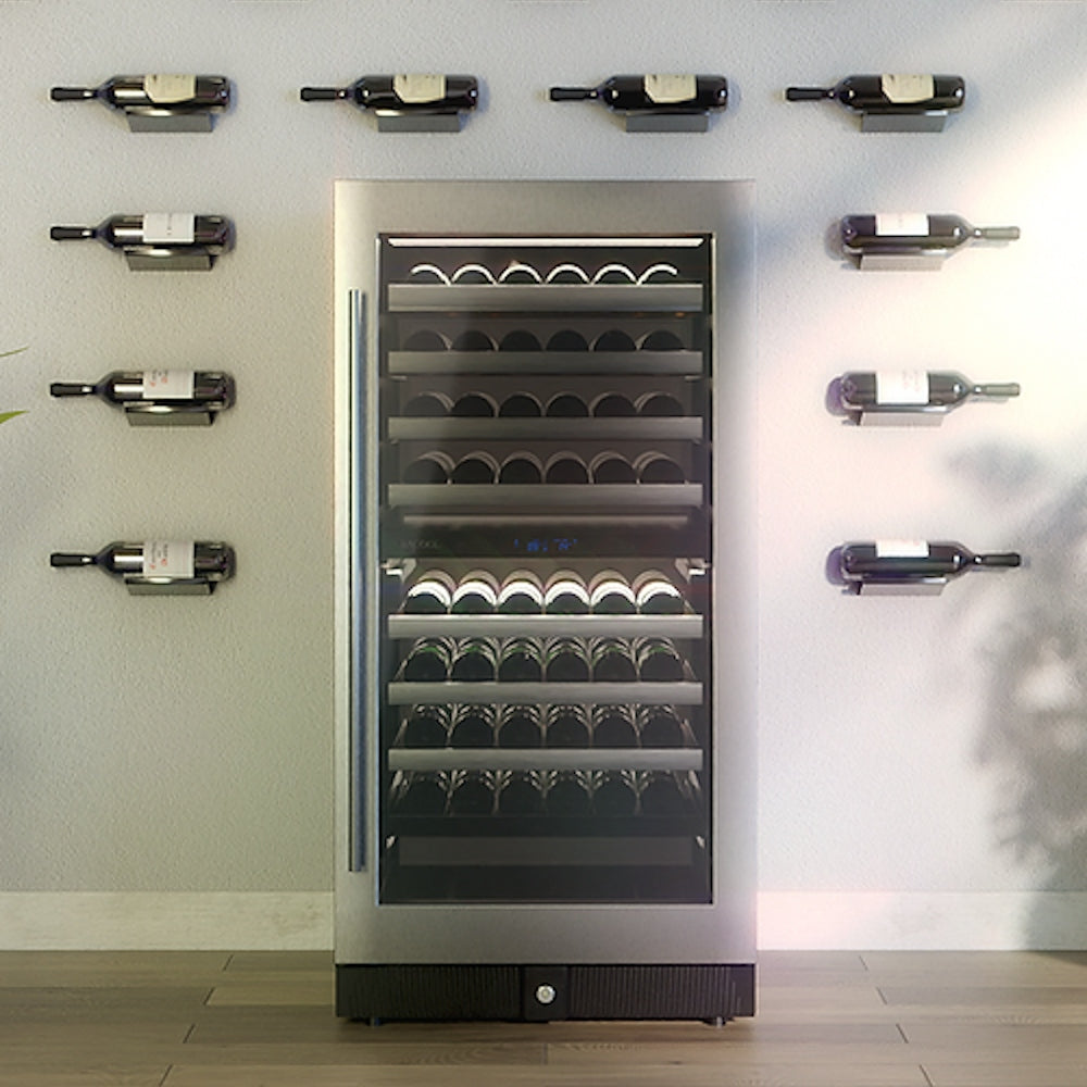 Cava De Vinos Premium Climatizada Bizona 99 Botellas Bacool1#Negro