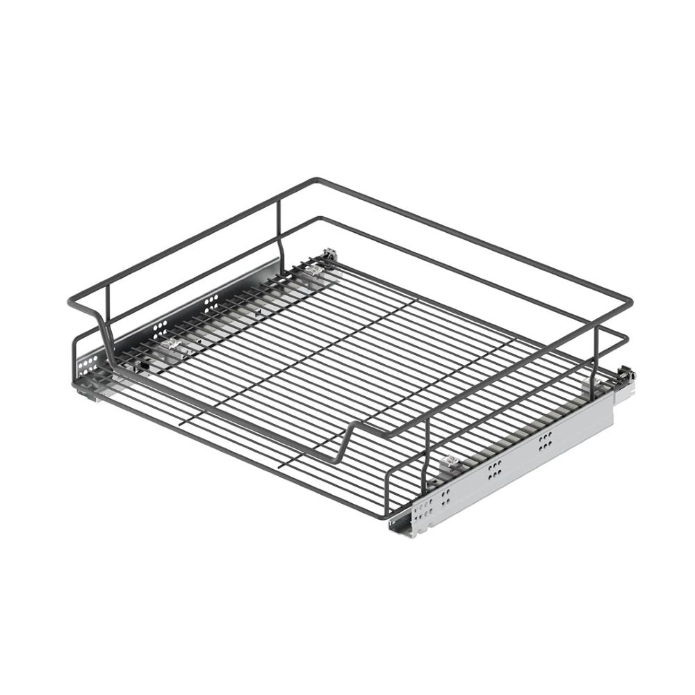 Cesta Extensible con Guia Tandem Pequeña Blum Cromo2#Gris