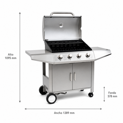 Parrilla a Gas Essence 4Q FDV