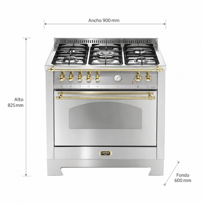 Cocina Dolcevita Acciaio Satinato Lofra