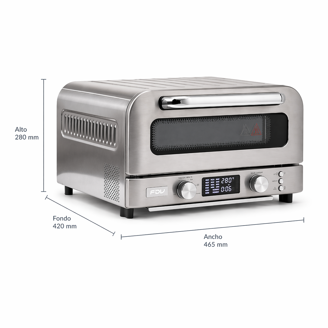 Horno De Pizza y Airfryer Toscano FDV