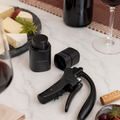 Kit Set Sellador de Vino y espumante al vacío Coquinaria + Descorchador de vinos Coquinaria