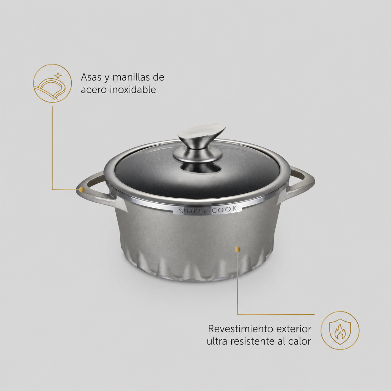 Batería Mont Blanc 9 pzs Simple Cook